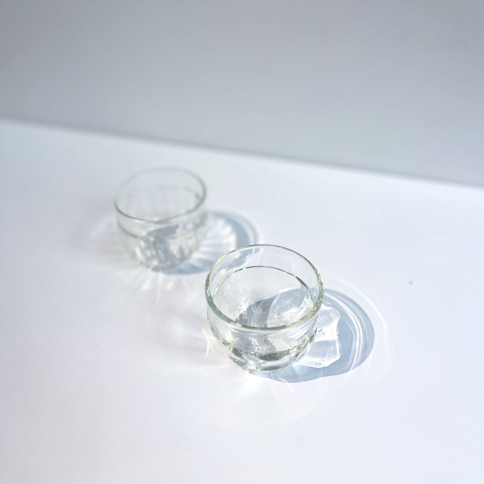Top view of small Kurumi sake