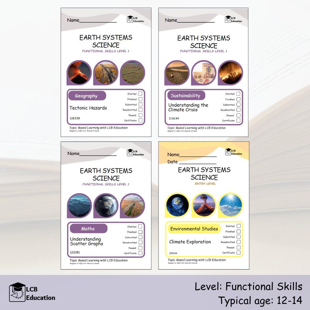 Earth Systems Science: Functional Skills Level Workbooks
