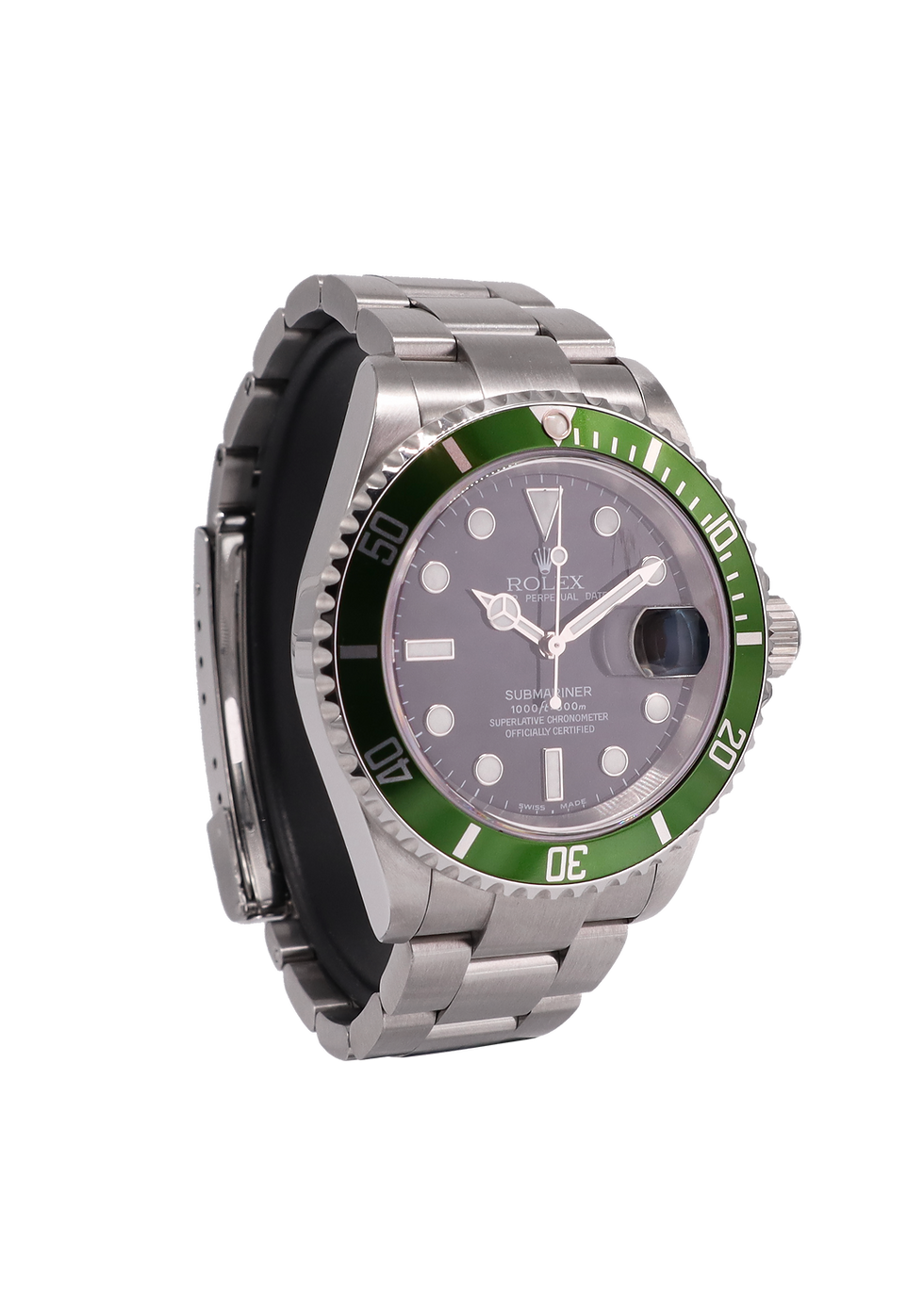 Miniature : ROLEX SUBMARINER DATE "KERMIT" Mk2 - 16610LV - 12.500€