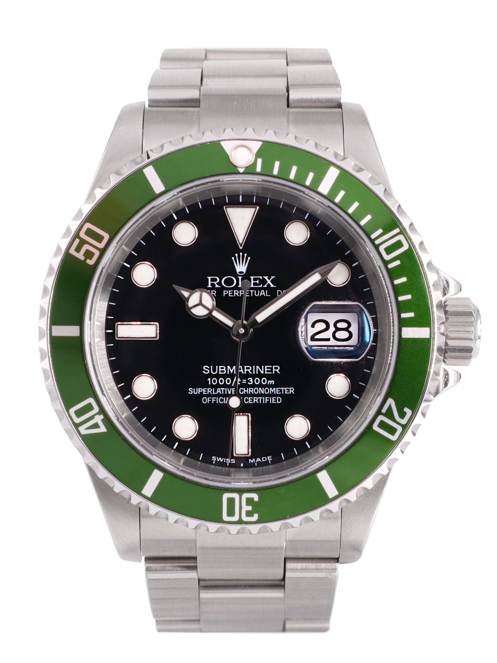 ROLEX SUBMARINER DATE "KERMIT" - 16610LV - 12.500€