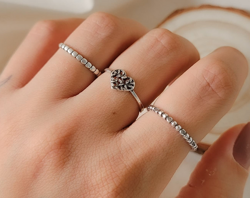 Thumbnail: Openwork Heart Ring