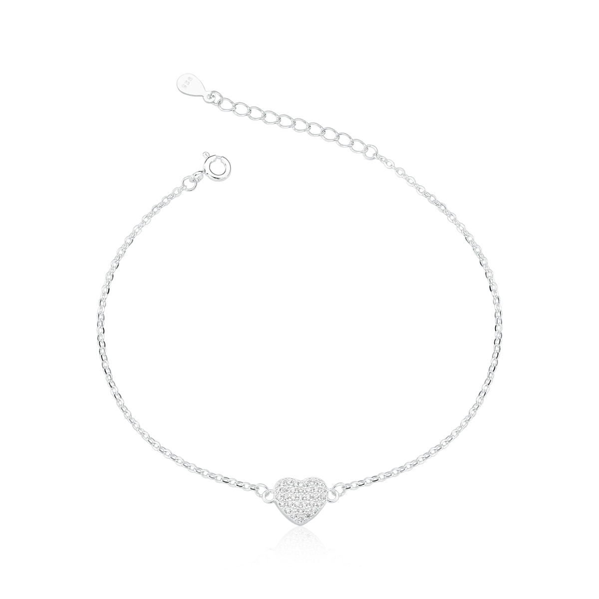 Heart Bracelet with zirconia