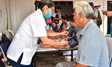 Brigada de Salud itinerante en Coatepec