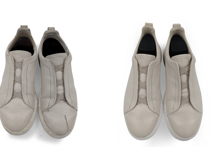 Luxury Leather Ermenegildo Zegna Goods Drycleaning, Repair, Recolor and Restoration services