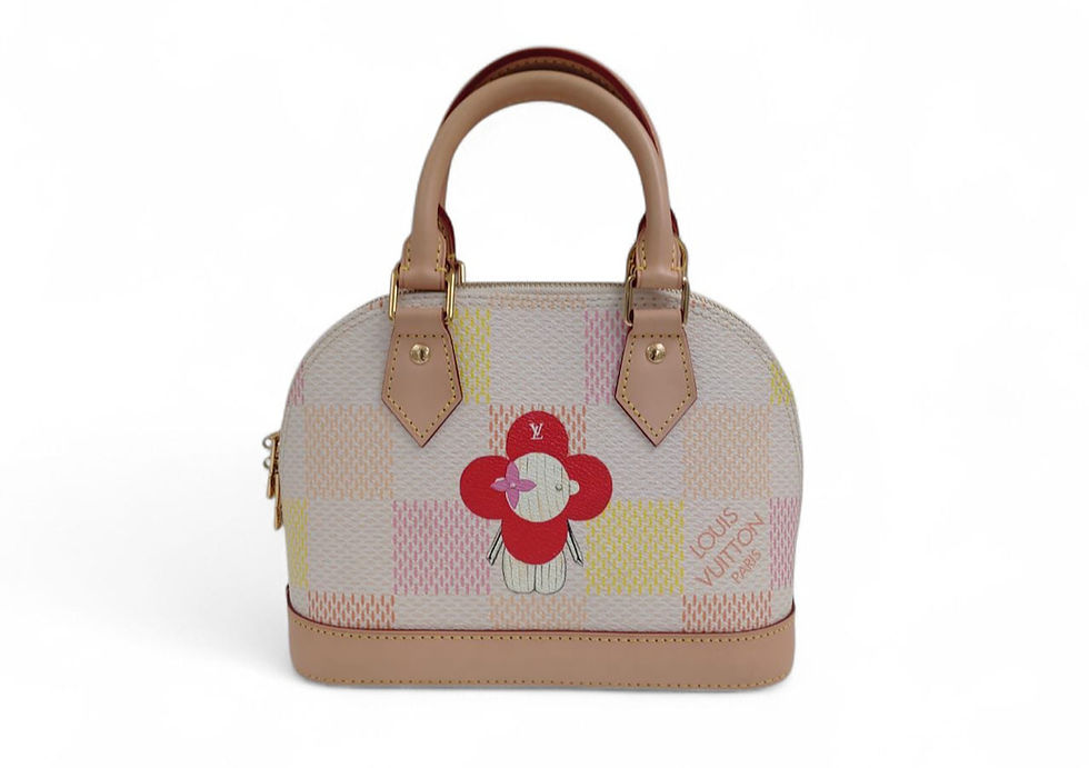 hand painted lv bag