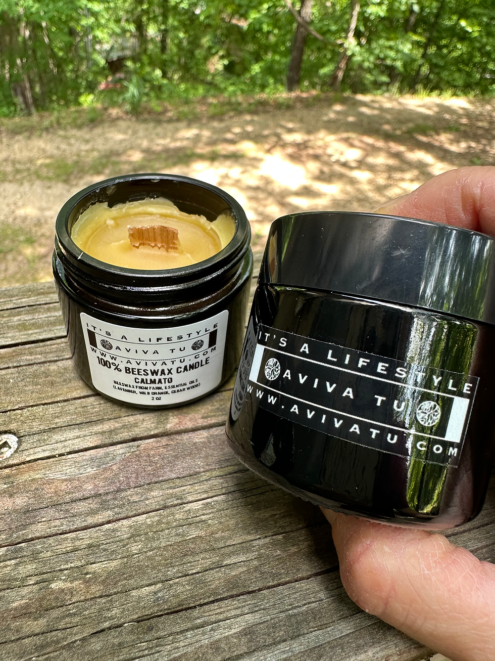 縮圖：100% Beeswax Candle