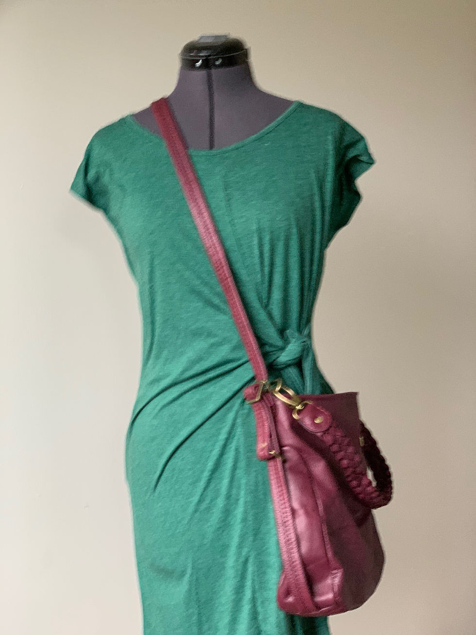 Thumbnail: Whiskey leather convertible bag