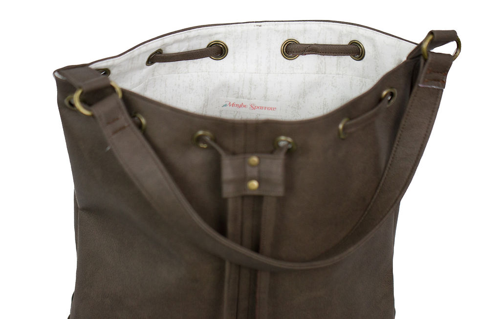 Thumbnail: Drawstring Bucket Handbag