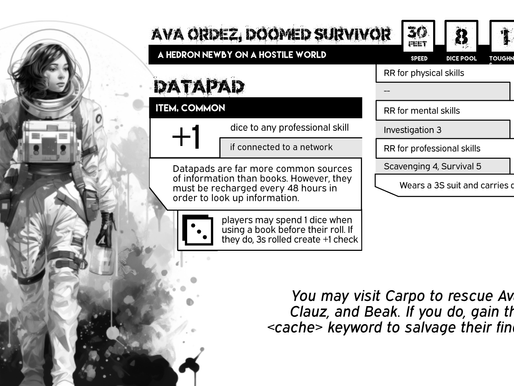 The Cold of Carpo, S1A2E2