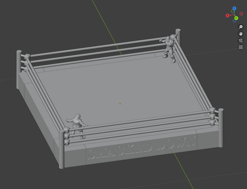 Smacked Down Ring STL Files