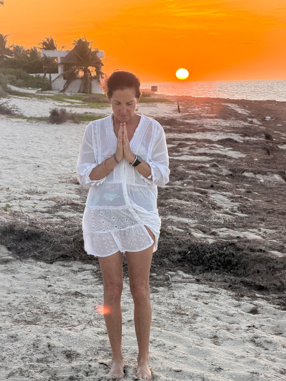 Meditation at Sunset, Yucatan