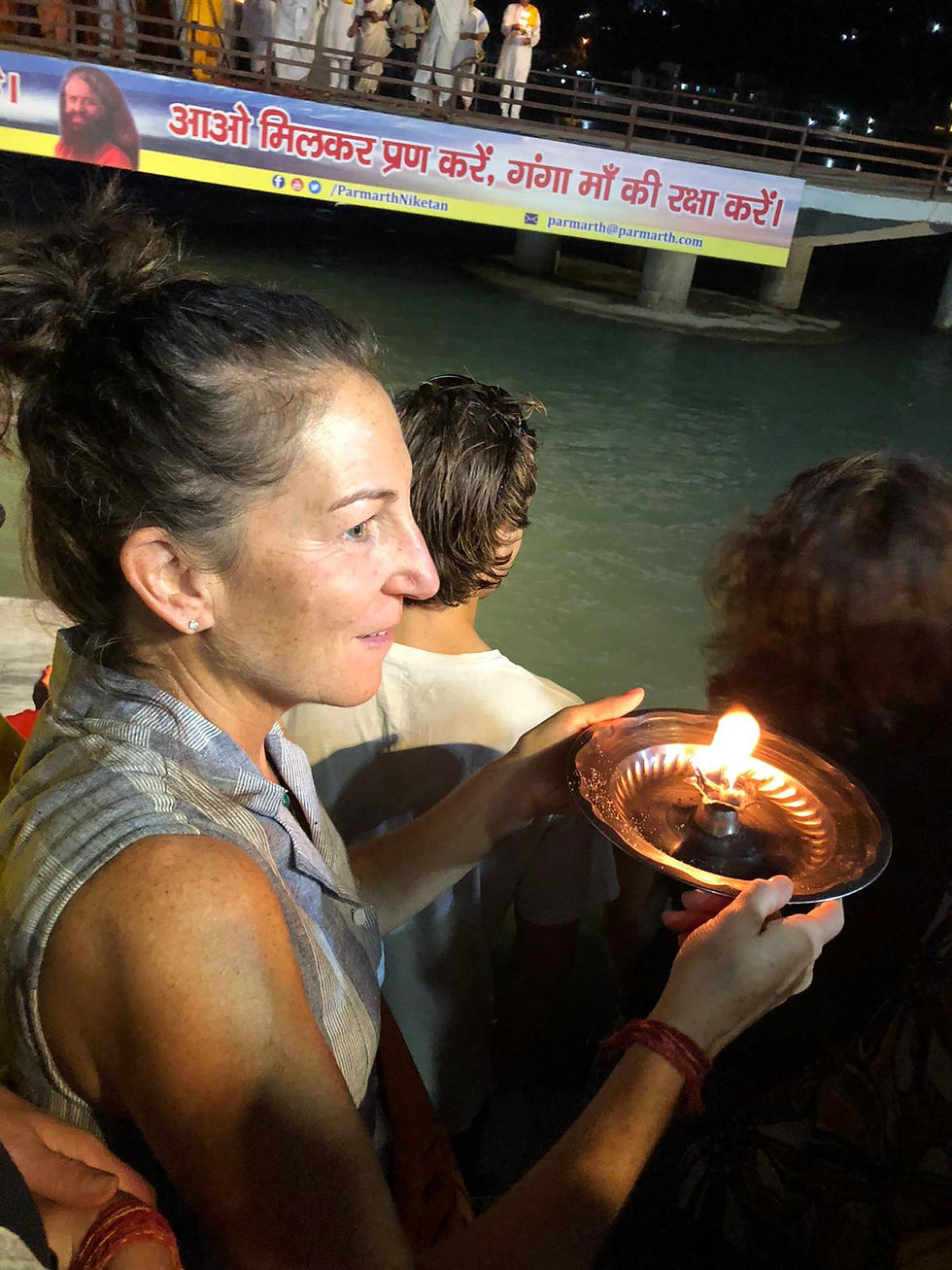 My Puja or Offering at the Aarti Rishikesh