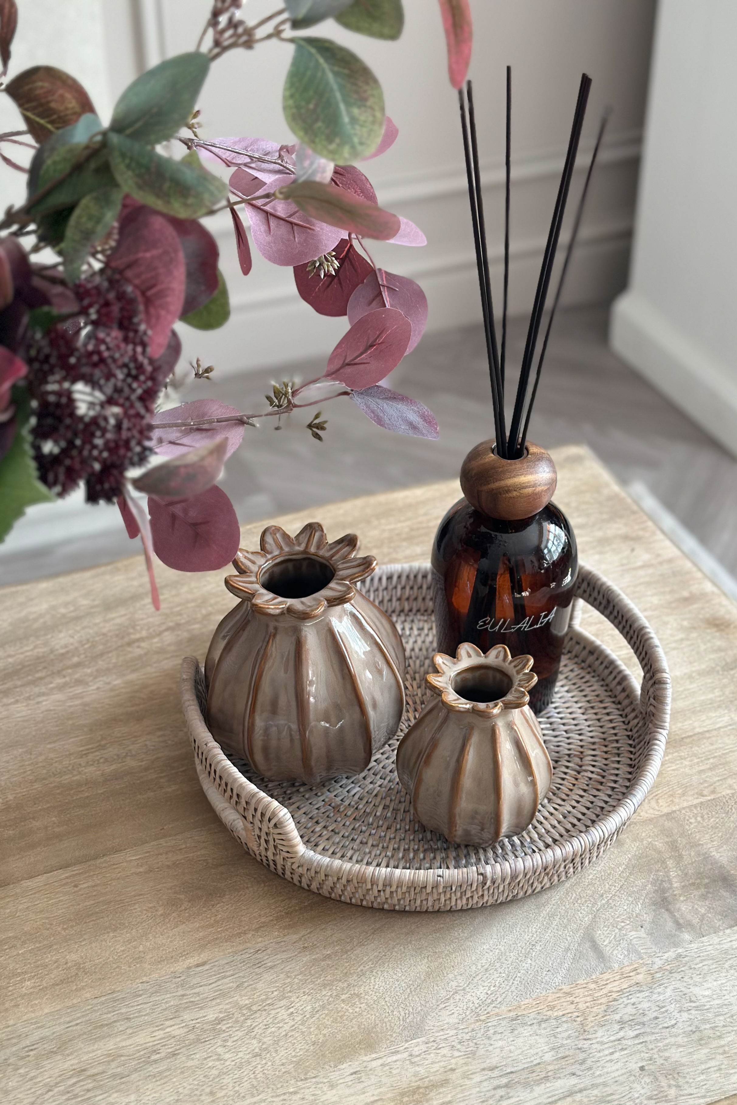 Brown Sicily Bud Vase