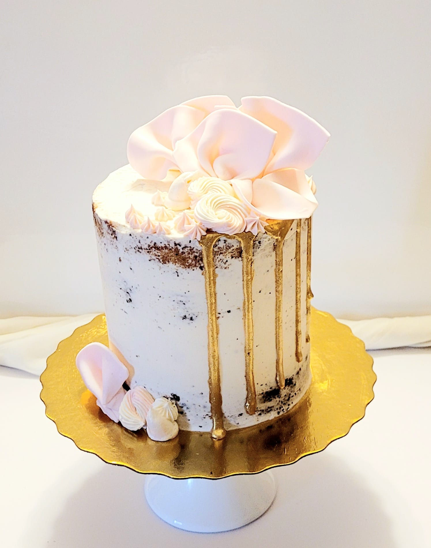 Buttercream Naked Drip Cake