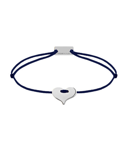 Miniaturbild: Symbolarmband Silber rhodiniert Herz