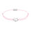 Miniaturbild: Symbolarmband Silber rhodiniert Herzchen