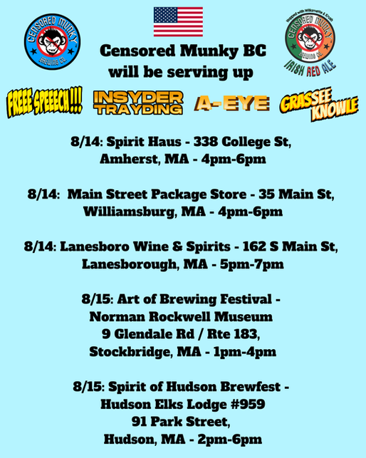 Tasting events August 14-15, 2026