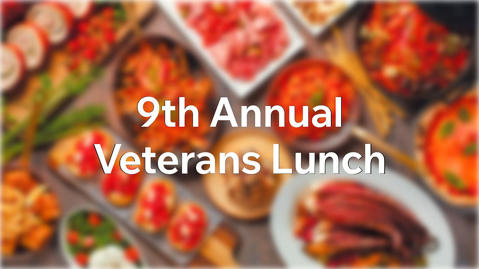 9th Annual Veterans’ Lunch