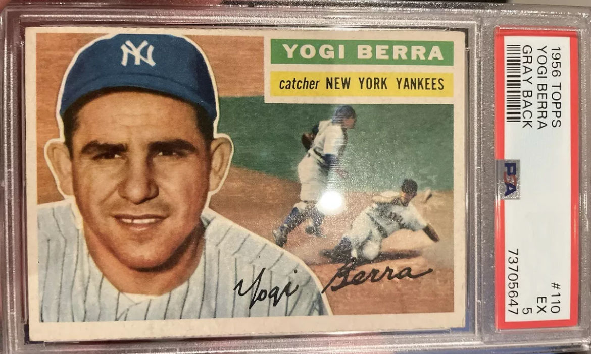 1956 Topps Yogi Berra PSA 5