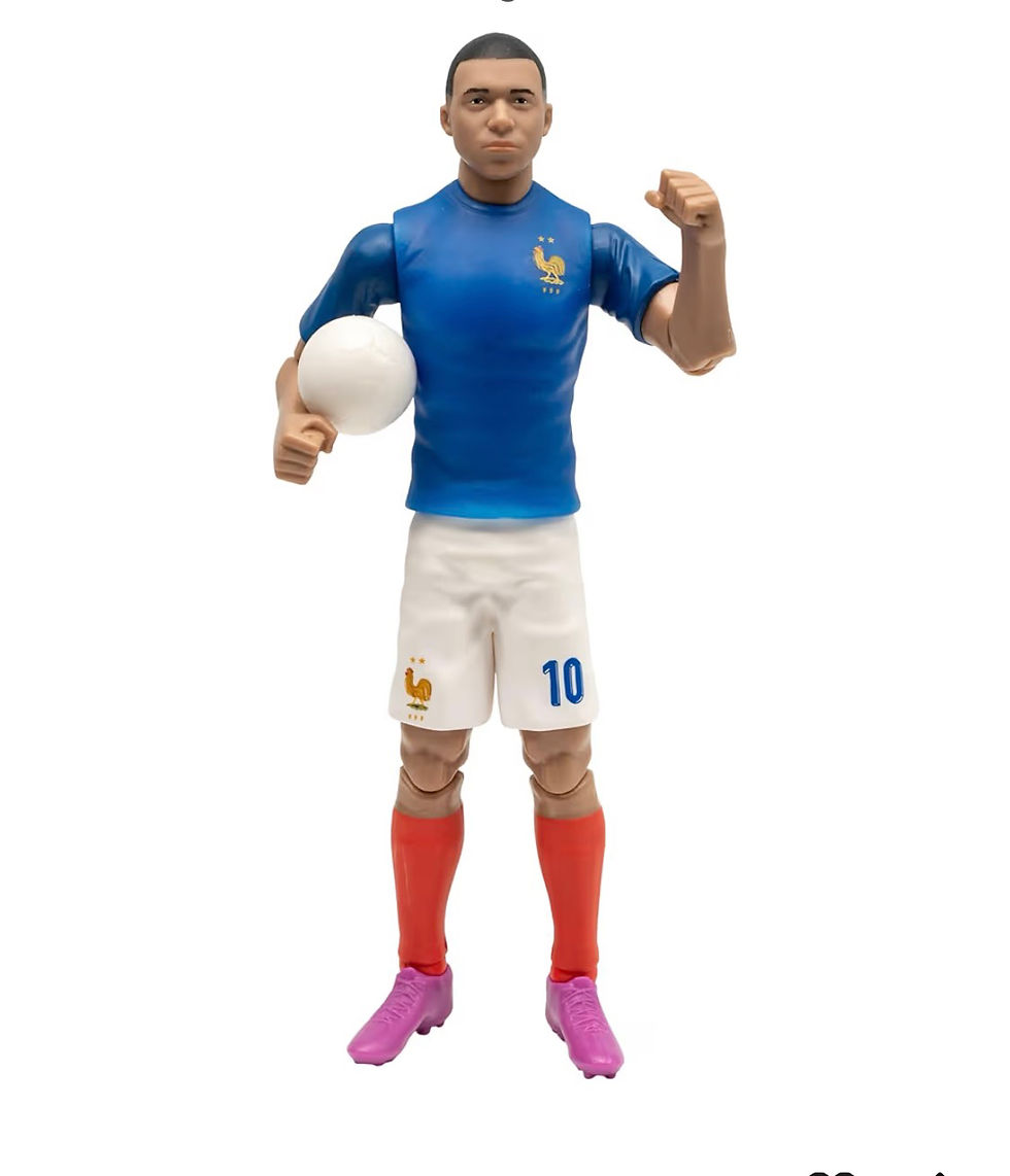 Thumbnail: Sockers Banbo Toys France National Kylian Mbappé 8" Collectible Soccer Action Fi