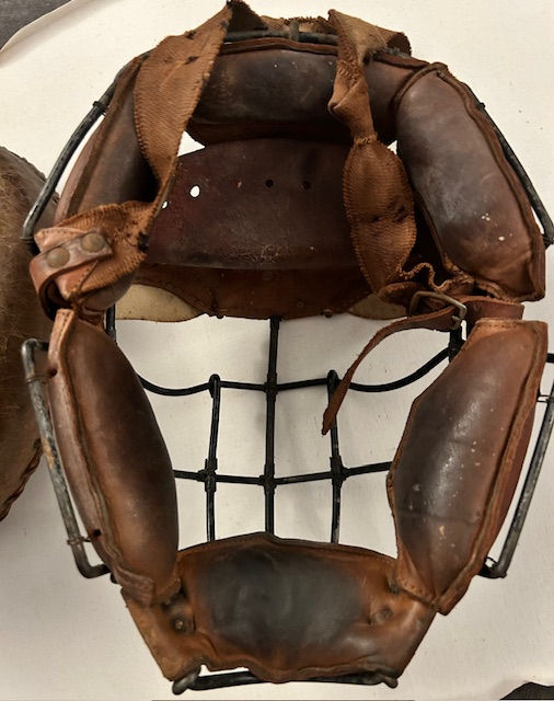 Thumbnail: Vintage Catchers Mask & Glove