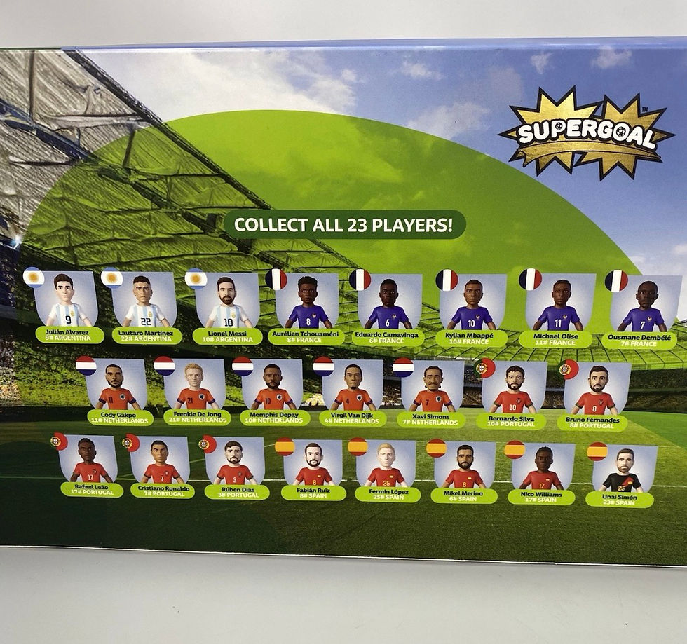 Thumbnail: Supergoal World Cup 26 Soccer Starting 11 Deluxe Box Figure FIFA NEW