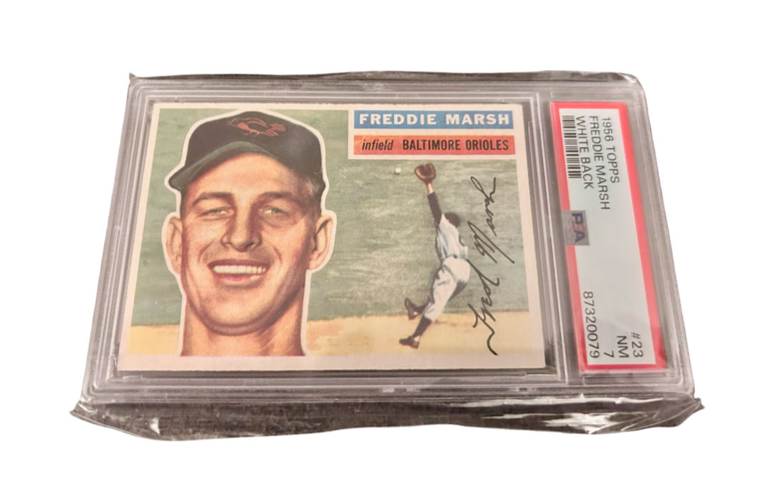 1956 Topps Fred Marsh PSA 7