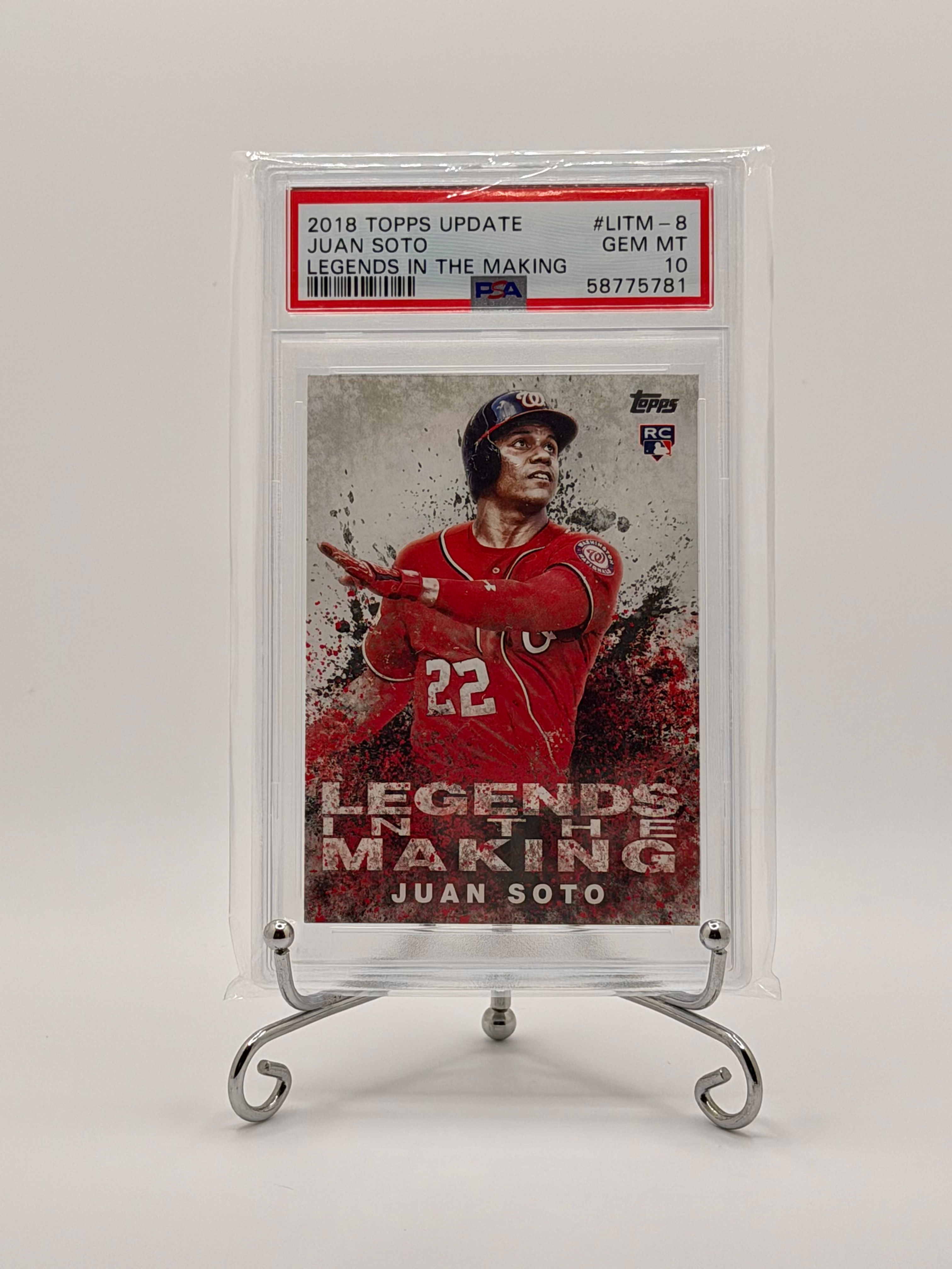 Juan Soto 2018 Topps Update · LITM #LITM-8 PSA 10