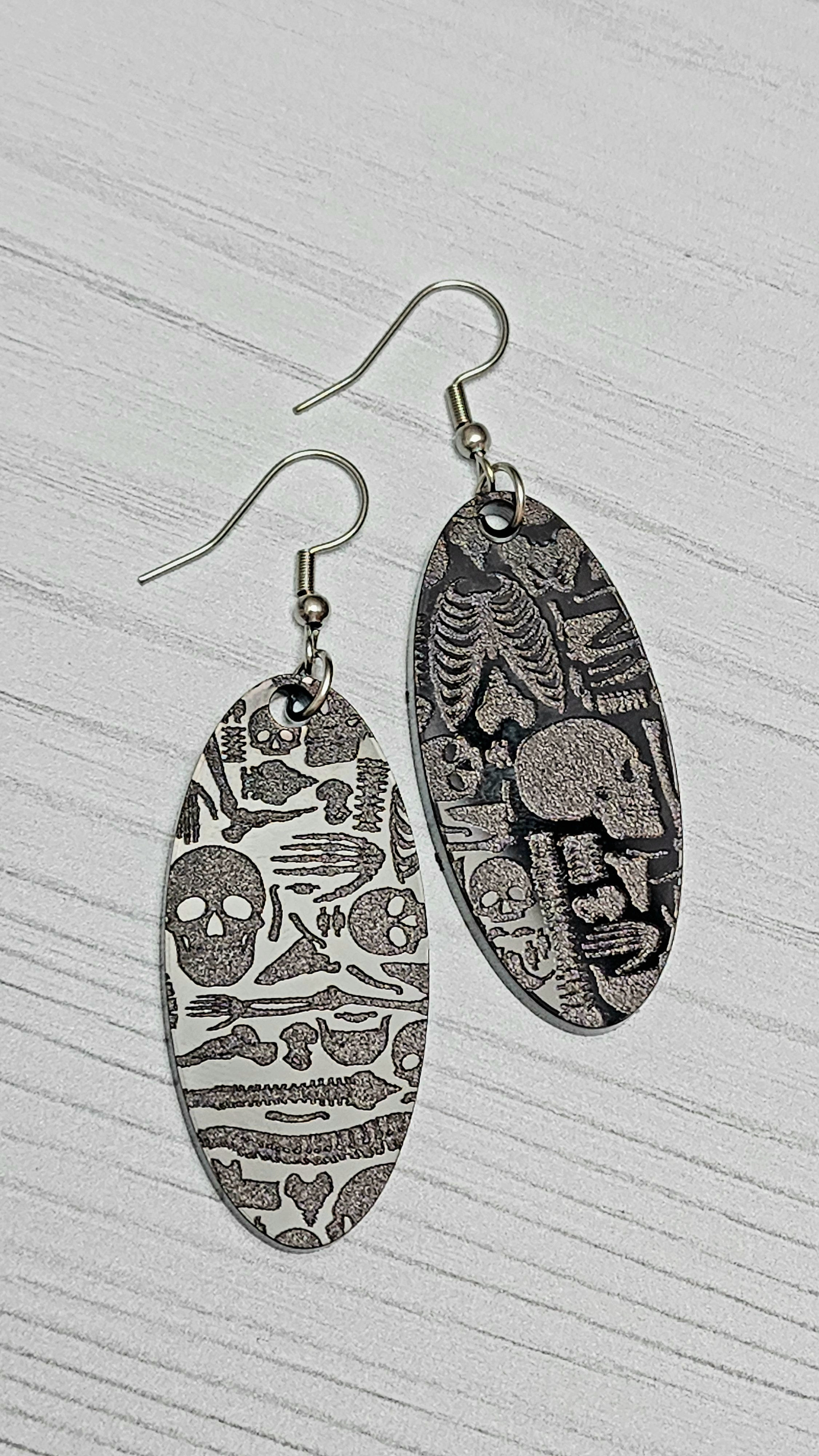 Bones Smoke and Mirrors Earrings