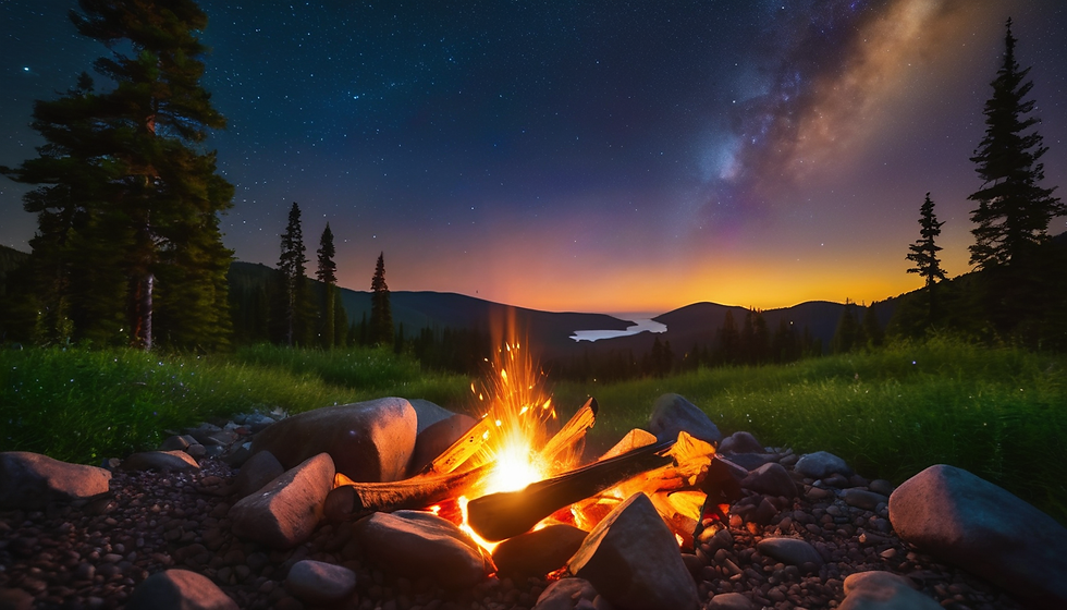 Starlit Campfire & Meteor Shower Night