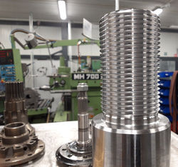 Trapezium schroefdraad