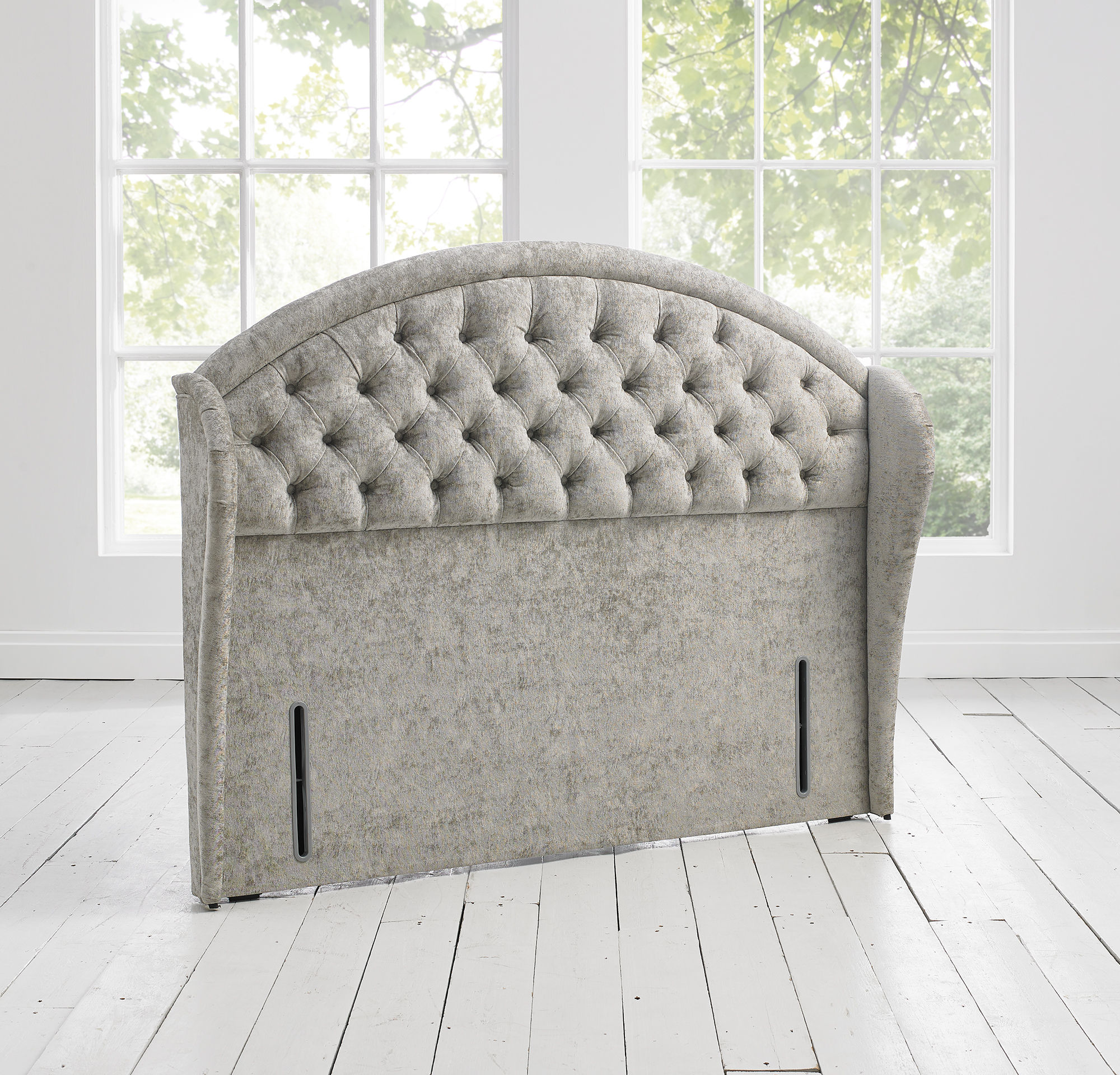 Harley Winged Floor Standing Headboard