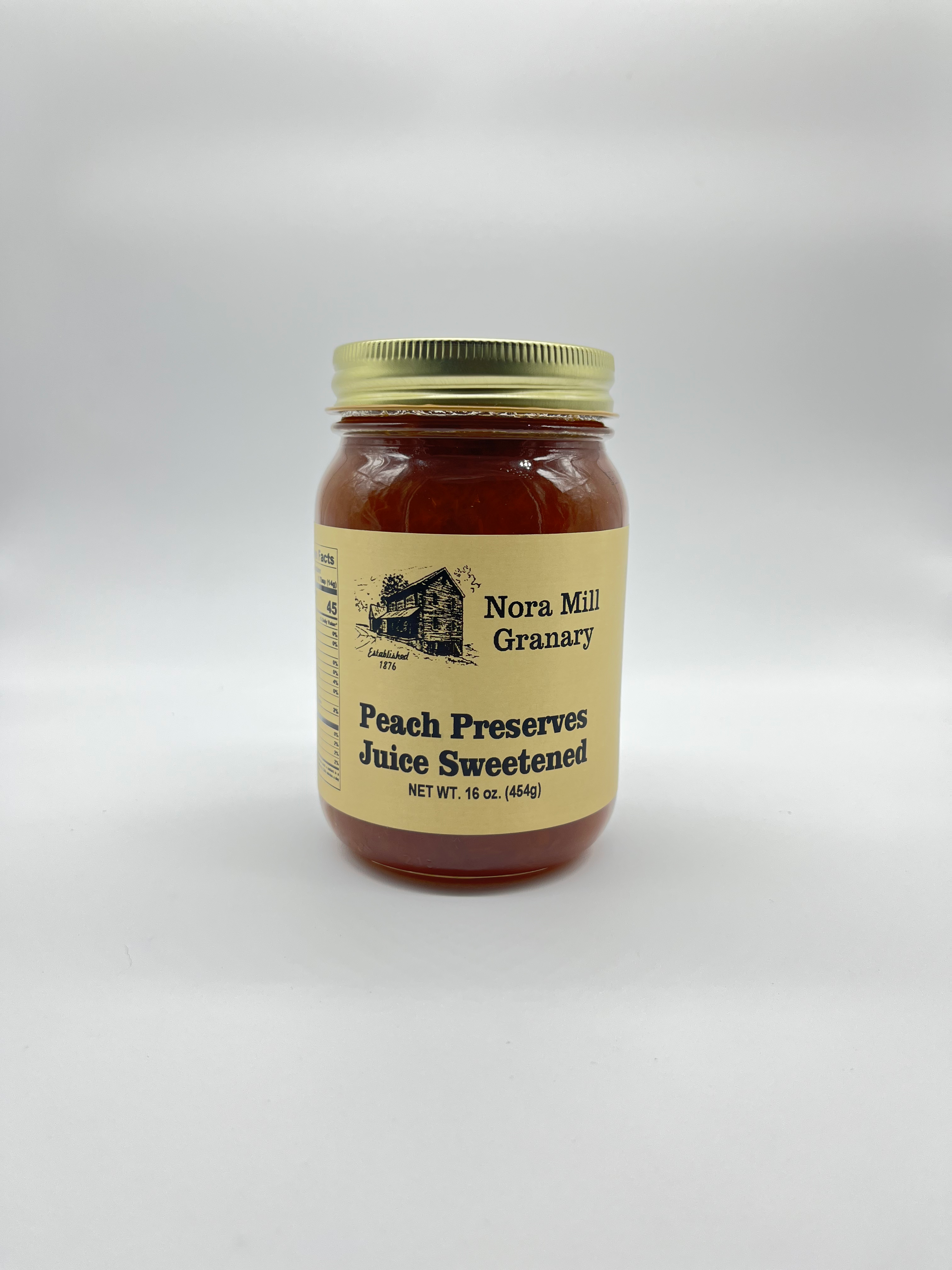 Juice Sweetened Peach Preserves