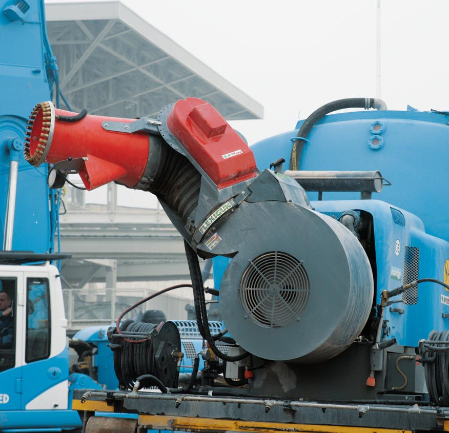 קו תותחים לניקוי ריחות וניקוי אבק