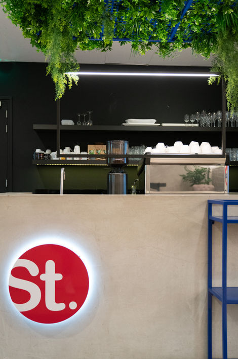 Office design at Makerstreet, Amsterdam. Interior done by Emave Studio