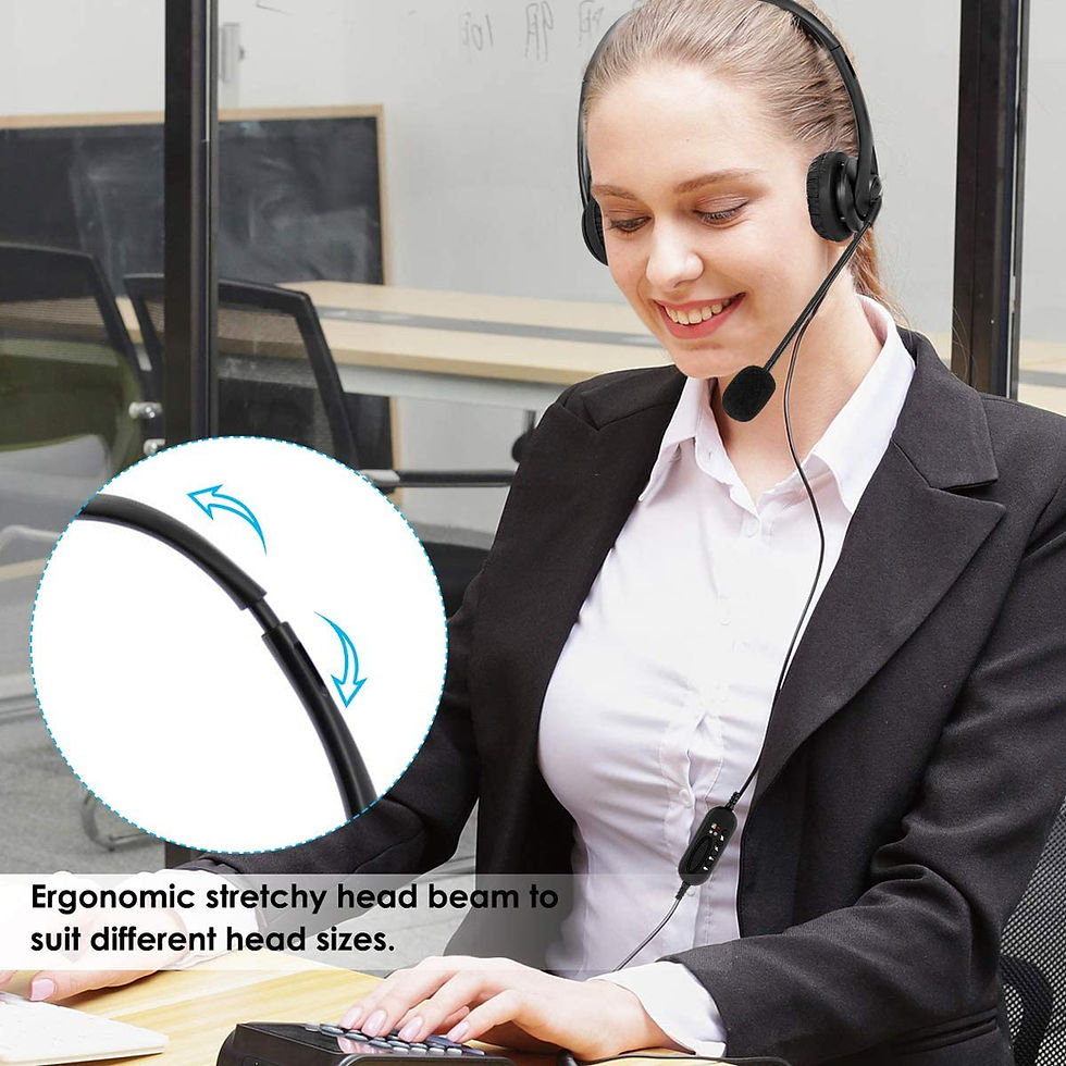 Thumbnail: TechProtectus Series D-3.5mm Wired Over-Ear Headset Economic version