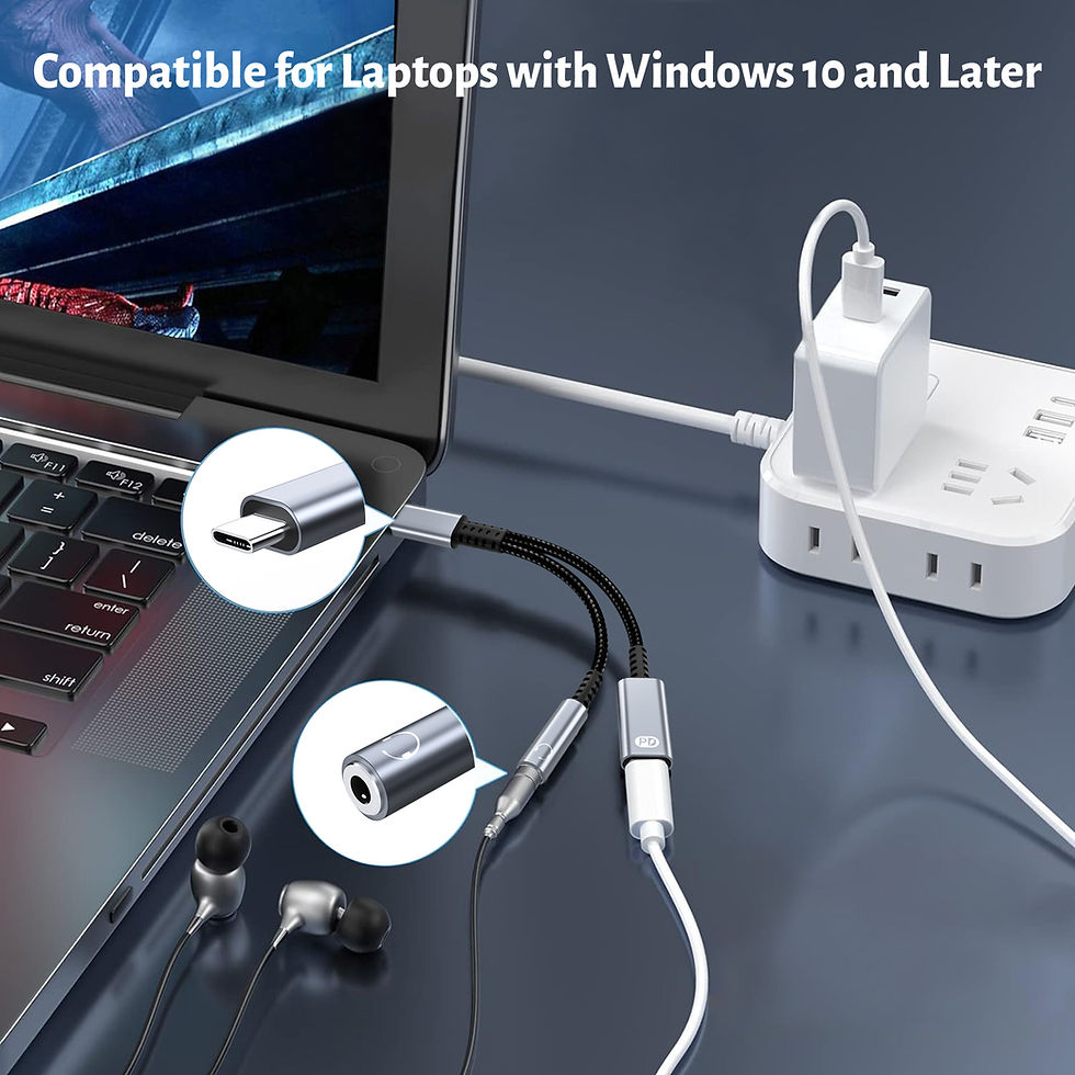 Thumbnail: TechProtectus USB-C to 3.5mm 2-in-1 Audio Adapter with PD Charging
