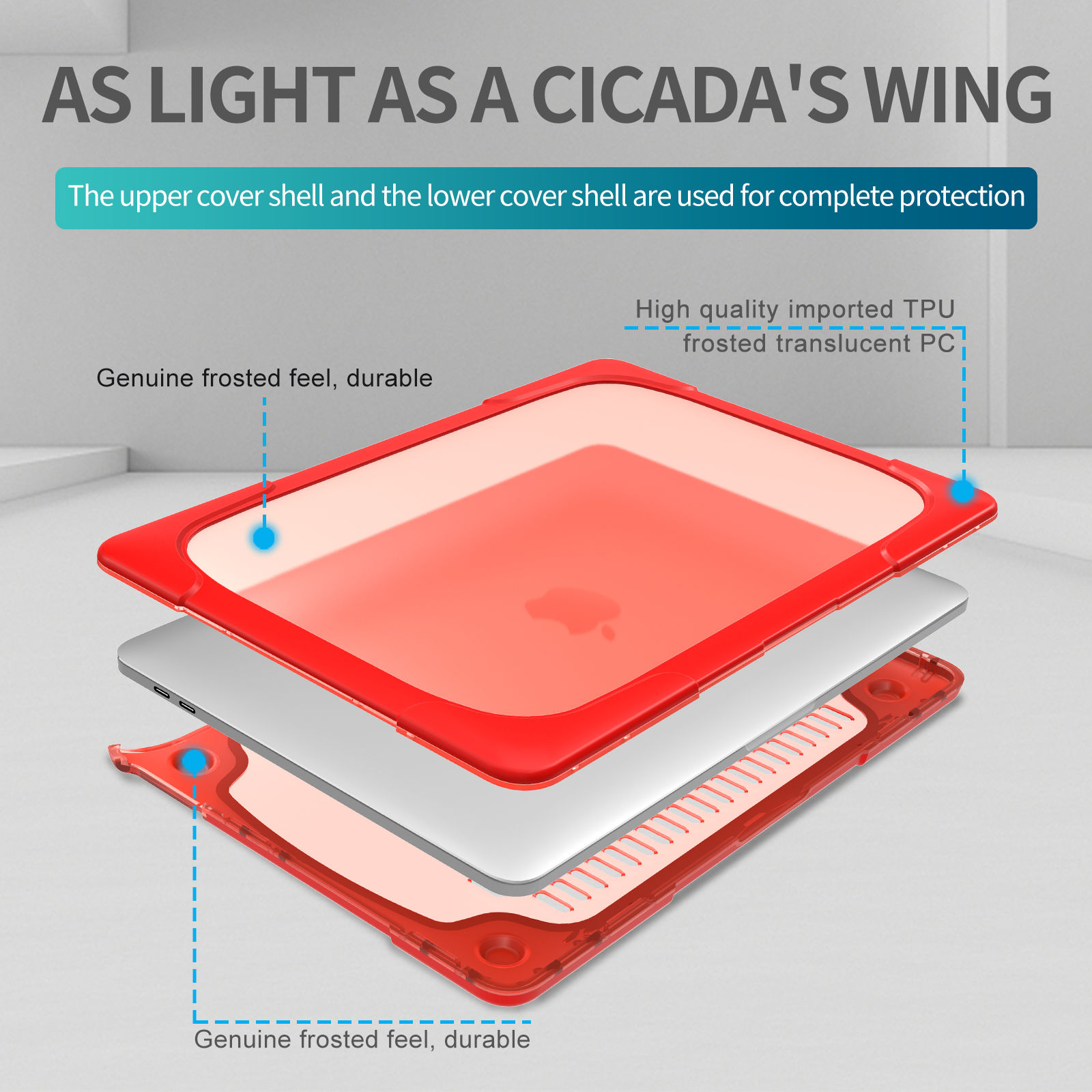 Heavy Duty Hard Shell Cover with Fold Kickstand for MacBook Pro16