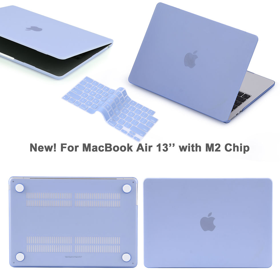 Thumbnail: ColorLife  Macbook Air 13 Case 2026-2022 Release M5/M4/M3/M2 Chip  Serenity Blue