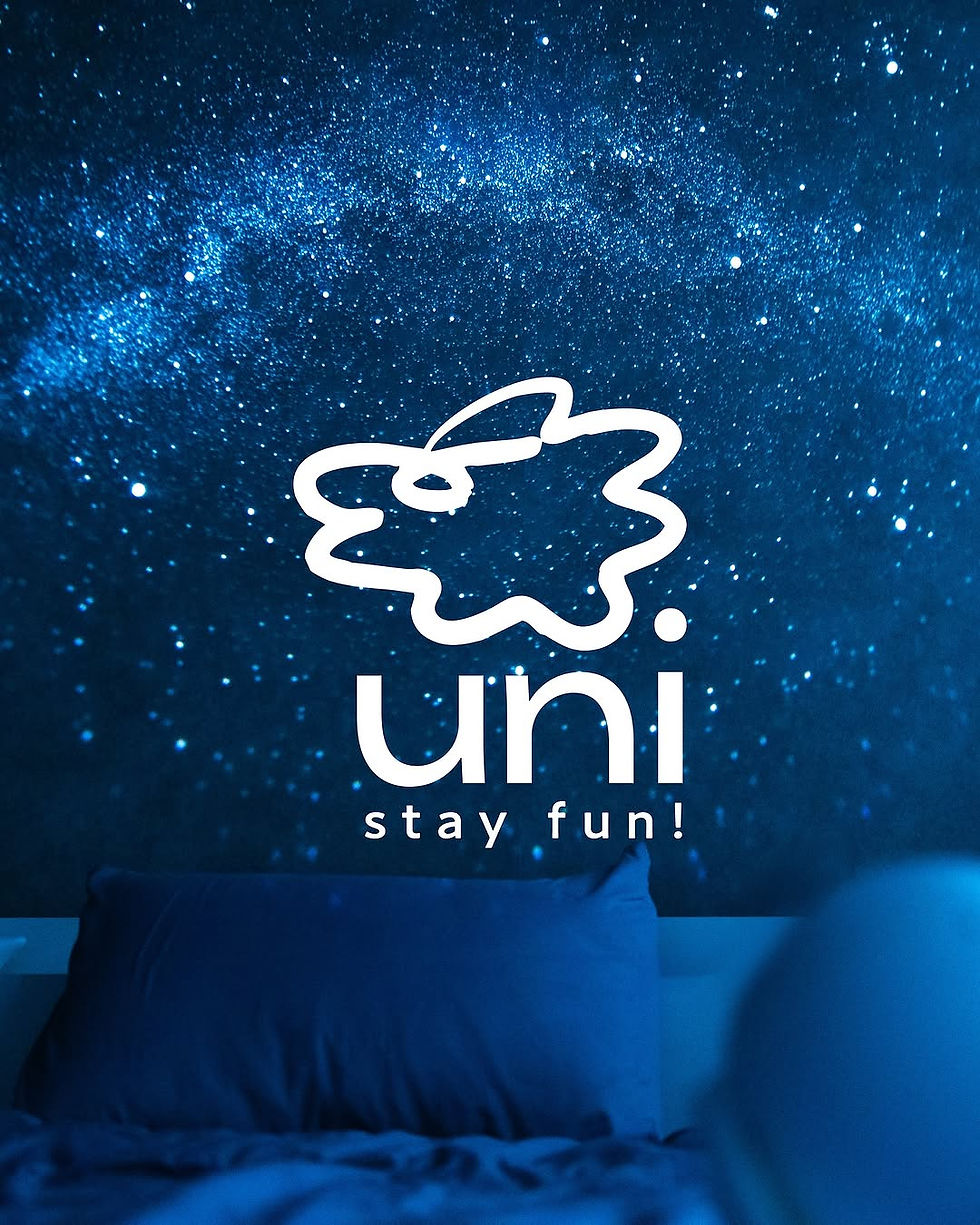 ゲストハウス「uni」ロゴ・看板・インテリア提案