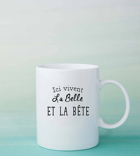 Mug La Belle Et La Bete Citation 246 Mrpatatestore