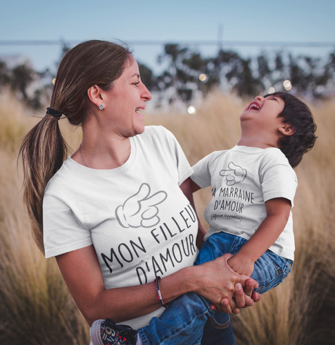 Duo T Shirts Marraine Et Filleul 760 Mrpatatestore