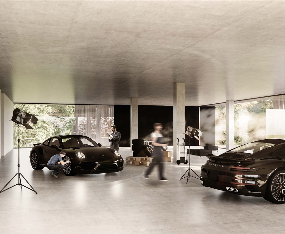 Gewerbezentrum Buxera, Weiler renderings
