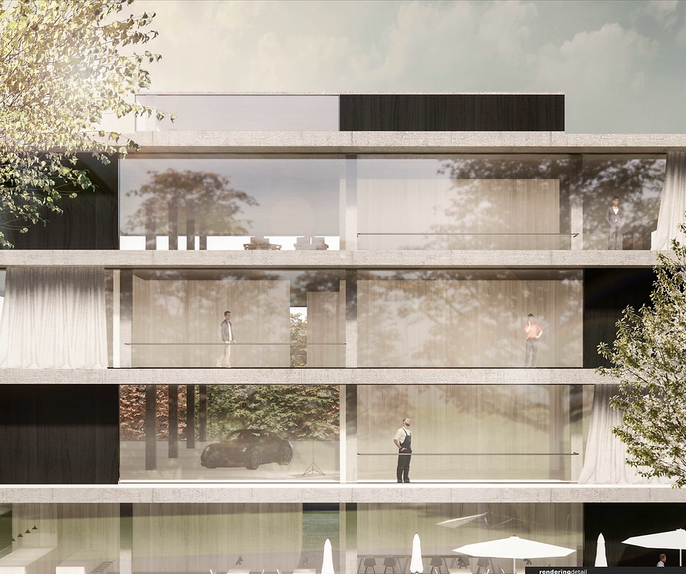 Handwerkerhaus Buxera, Weiler renderings