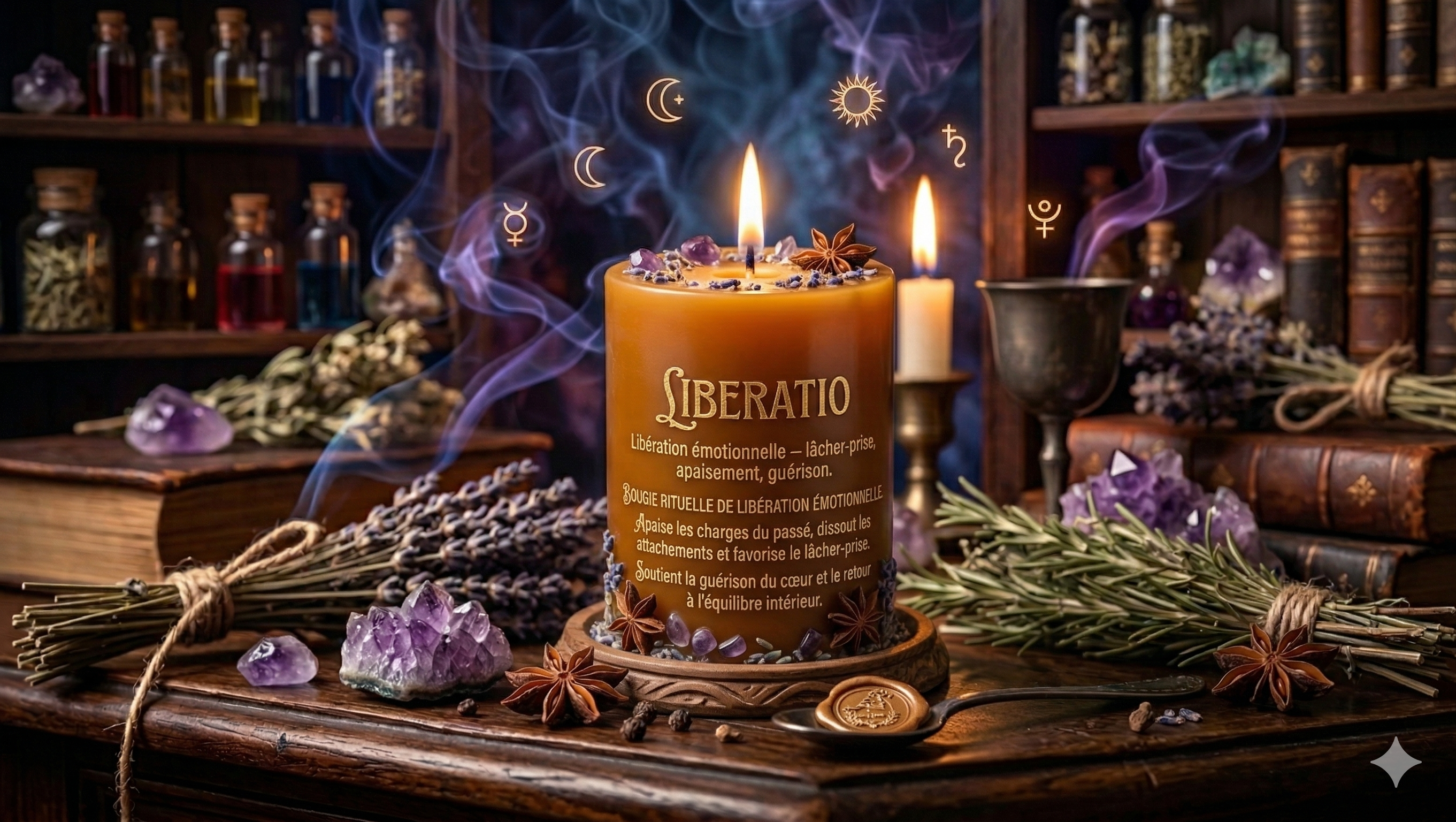 🕯️ Bougie magique « Liberatio » 🕯️