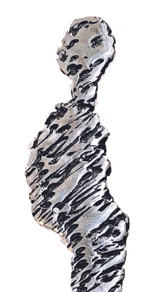 Regards croisés (détail) acier.tif