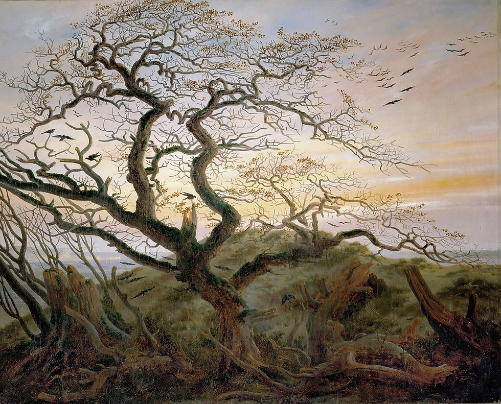 Caspar David Friedrich, The Tree of Crows (1822)