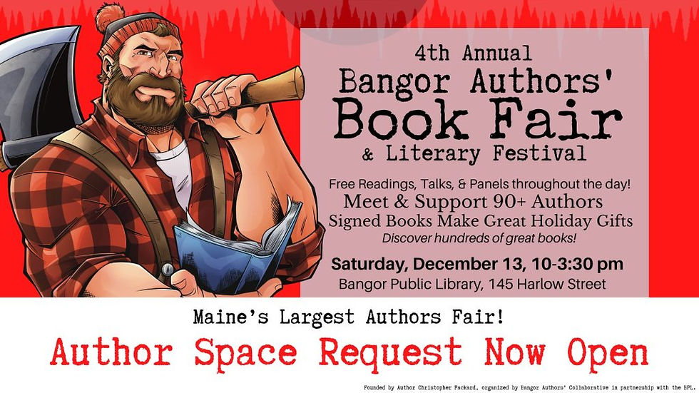 Islandport Press at Bangor Authors' Book Fair and Literary Festival
