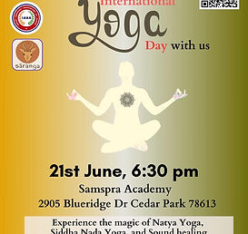 International Yoga Day! Samspra North Hall