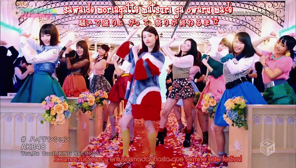 AKB48_46th_Single_-_High_Tension_sub_español_(4)